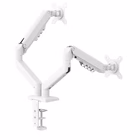 Immagine di Support.monitor 2 bracci top bianco