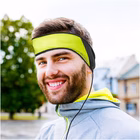 Immagine di Sport stereo band gloves yellow