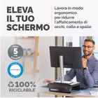Immagine di Breyta supporto monitor nero
