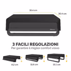 Immagine di Breyta supporto monitor nero
