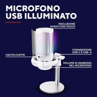 Immagine di Gxt238w auron USB microphone wht