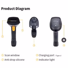 Immagine di Lettore codici a barre EQUIP EQUIP - SCANNER CODICI A BARRE 2D WIRELESS Dual Mo 351029