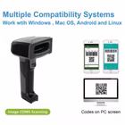Immagine di Lettore codici a barre EQUIP EQUIP - SCANNER DI CODICI A BARRE WIRELESS 2D 2,4 351030