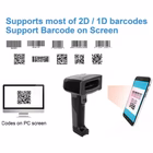 Immagine di Lettore codici a barre EQUIP EQUIP - SCANNER DI CODICI A BARRE WIRELESS 2D 2,4 351030