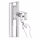 Immagine di Track mount bracket kit