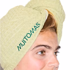 Immagine di Muitomas MUITOMAS - Salvietta a turbante verde salvia HAIRTOWELGN