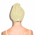 Immagine di Muitomas MUITOMAS - Salvietta a turbante verde salvia HAIRTOWELGN