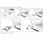 Immagine di Cavo sicurezza 2m pc low profile