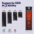 Immagine di 2,5 pollici TRUST CASE/CUSTODIA HDD SSD NMVe M.2 USB USB-C + USB T 25806TRS