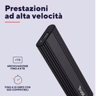 Immagine di 2,5 pollici TRUST CASE/CUSTODIA HDD SSD NMVe M.2 USB USB-C + USB T 25806TRS