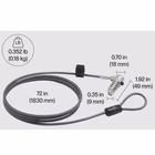 Immagine di Hp essent nano combin cable lock