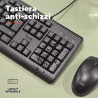 Immagine di TRUST TASTIERA CABLATA 180CM RESISTENTE AGLI SVERSAMENTI 23983