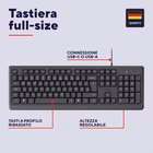 Immagine di TRUST TASTIERA CABLATA 180CM RESISTENTE AGLI SVERSAMENTI 23983