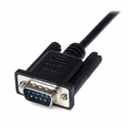 Immagine di Startech.com cavo seriale null modem db9 rs232 nero 2 m - f/m - cavo null modem - db-9 f a db-9 m