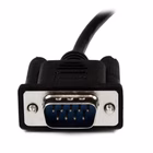 Immagine di Startech.com cavo seriale null modem db9 rs232 nero 2 m - f/m - cavo null modem - db-9 f a db-9 m