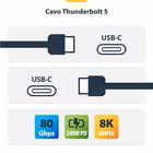 Immagine di Cavo thunderbolt 5 da 50cm, 8k