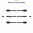 Immagine di Cavo thunderbolt 5 da 80cm, 8k