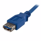 Immagine di Startech.com cavo di prolunga USB 3.0 superspeed da 1 m a ad a blu - m/f - prolunga USB - USB tipo a