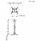 Immagine di Ppc1540w supporto a soffitto scomp