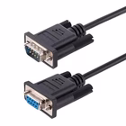 Immagine di Startech cavo seriale null modem rs232 da 3 m, cavo com crossover db9 - cavo null modem - db-9 f a