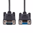 Immagine di Startech cavo seriale null modem rs232 da 3 m, cavo com crossover db9 - cavo null modem - db-9 f a
