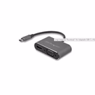 Immagine di Startech.com adattatore USB-C a vga + HDMI 2 in 1 - 4K 30hz - grigio siderale - convertitore USB tip