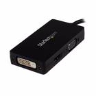 Immagine di Startech.com cavo adattatore 3 in 1 displayport a vga/dvi/hdmi - convertitore dp a vga HDMI dvi - 19
