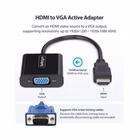 Immagine di Startech HDMI to vga adapter, 1080p, active video converter - adattatore video - HDMI maschio a hd-1