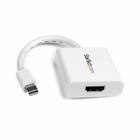 Immagine di Startech.com convertitore adattatore video mini displayport a HDMI - bianco mdp2hdw - adattatore v