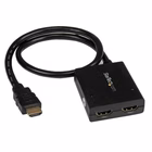 Immagine di Startech sdoppiatore splitter video HDMI 4K @ 30hz 1 ingresso 2 uscite 1x2 alimentato via adattatore