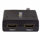 Immagine di Startech sdoppiatore splitter video HDMI 4K @ 30hz 1 ingresso 2 uscite 1x2 alimentato via adattatore