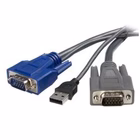 Immagine di Cavo sottile kvm vga USB 2 in 1
