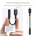 Immagine di Startech USB-C audio adapter to 3.5mm trrs jack, headphone aux dongle - adattatore da USB-C a spinot