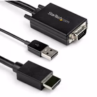 Immagine di Startech cavo adattatore da vga a HDMI da 2 m - alimentazione via USB - 1080p -convertitore attivo v