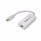 Immagine di Startech USB-C to mini displayport adapter - 4K 60hz - white - USB 3.1 type-c to mini dp adapter cd