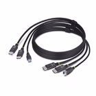 Immagine di Cavo kvm doppio dp/usb