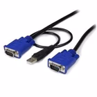 Immagine di Cavo sottile kvm vga USB 2 in 1