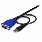 Immagine di Cavo sottile kvm vga USB 2 in 1
