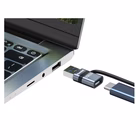 Immagine di Adattatore USB m USB-C f + fermacavo