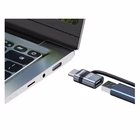 Immagine di Adattatore USB-C m USB f + fermacavo