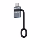 Immagine di Adattatore USB-C m USB f + fermacavo