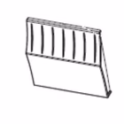 Immagine di Accessori Stampanti Termiche Barcode, Ricevute, Card ZEBRA Kit, Front Lower Panels, ZT420, ZT421 P10