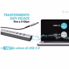Immagine di Usb-c/usb-a metal hub 6 port