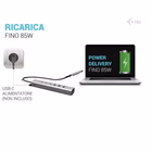 Immagine di Usb-c/usb-a metal hub 6 port