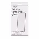 Immagine di Proteggi schermo full glass vetro temperato CELLY FULLGLASS - Vetro 9H con bordo colorato nero compa