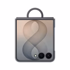 Immagine di Cover SAMSUNG silicone magnetica con anello nera per galaxy z flip8