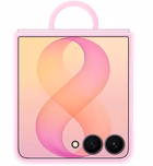 Immagine di Cover SAMSUNG silicone con anello magnetico rosa per Galaxy Z Flip8