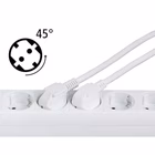 Immagine di 5-outlet power strip with 3 x USB