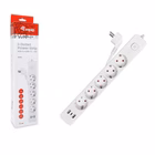 Immagine di 5-outlet power strip with 3 x USB