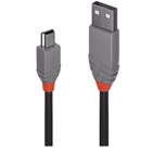 Immagine di 0,2m USB 2.0 kabel a/mini-b, anthra